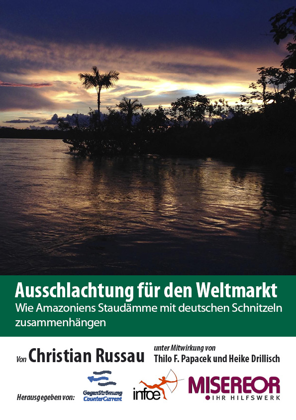 Broschüre: Ausschlachtung für den Weltmarkt – Wie Amazoniens Staudämme mit deutschen Schnitzeln zusammenhängen
